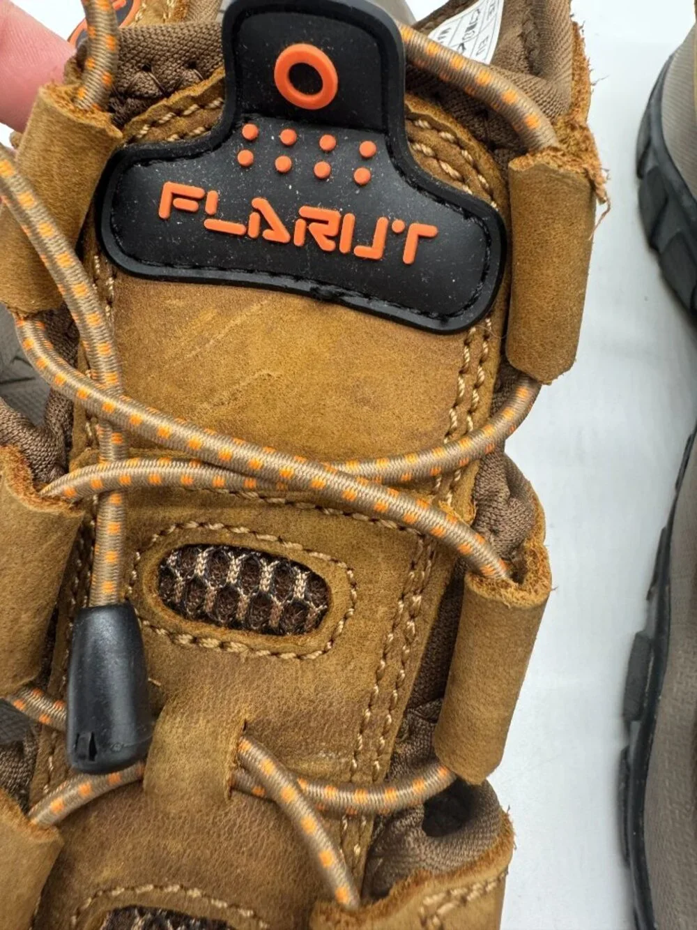 Flarut Mens Closed-Toe Outdoors Hiking Sports Sandals Size EU 39 Brown Suede